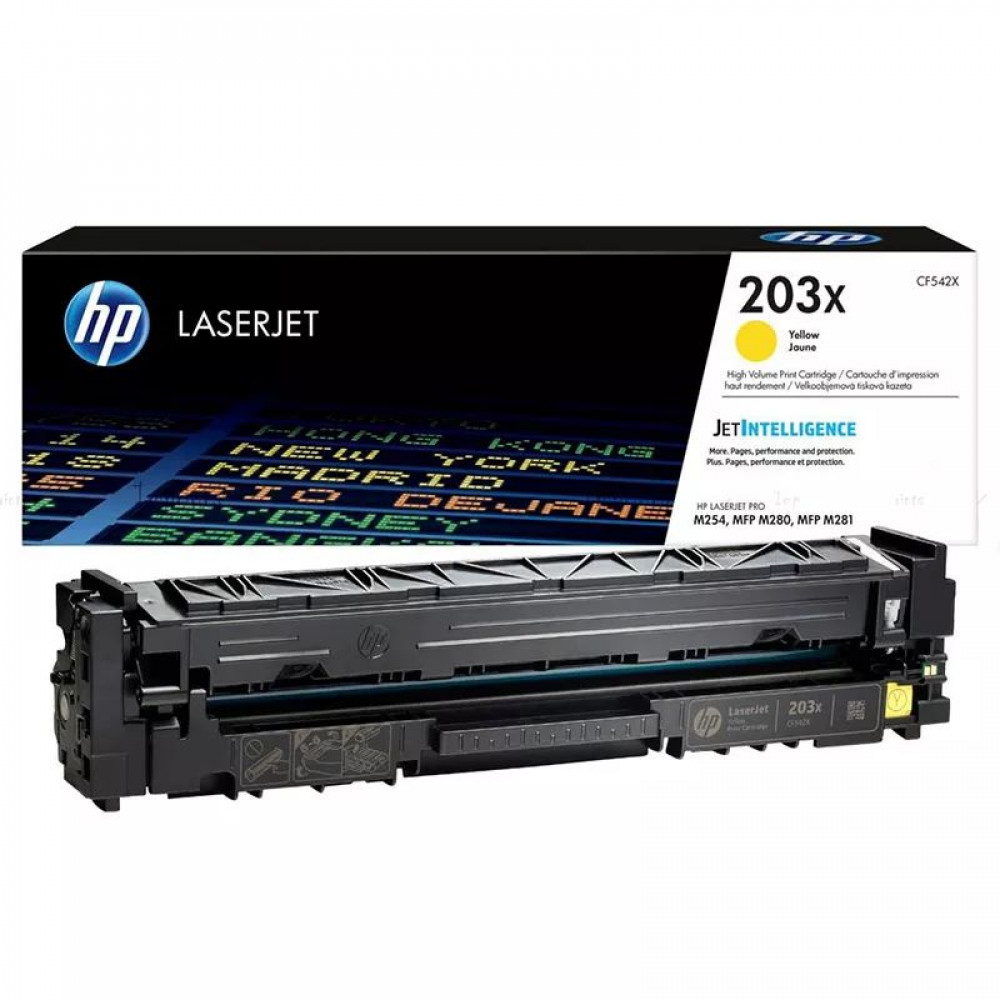 Заправка картриджа HP CF542X (203X)